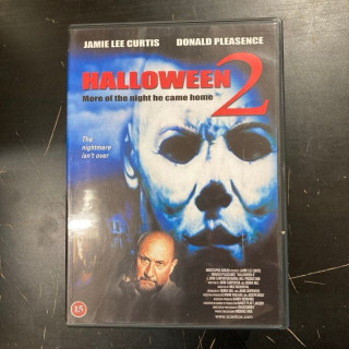 Halloween 2 - tappajan paluu DVD (VG/VG) -kauhu-